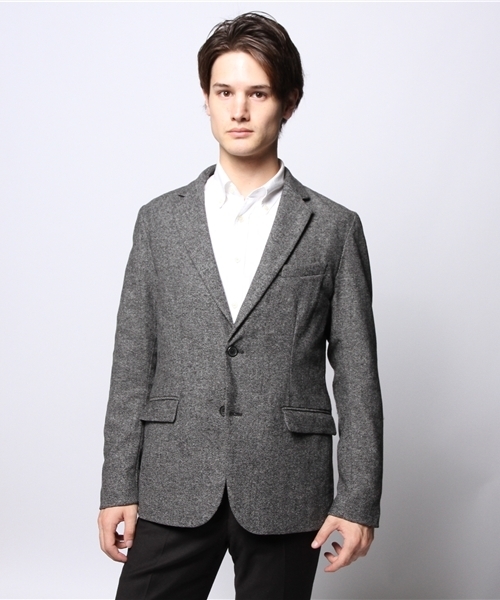 EDIFICE(エディフィス)の「◇フラノストレッチ2Bジャケット(テーラードジャケット・メンズ・ネイビー/グレー/チャコールグレー/ブラック/キャメル・SMALL/MEDIUM/LARGE/X-LARGE)」の6枚目の写真