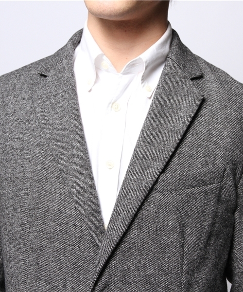 EDIFICE(エディフィス)の「◇フラノストレッチ2Bジャケット(テーラードジャケット・メンズ・ネイビー/グレー/チャコールグレー/ブラック/キャメル・SMALL/MEDIUM/LARGE/X-LARGE)」の10枚目の写真