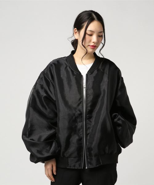 WC（ダブル シー）の「WC/オーガンジーブルゾン（ブルゾン・レディース・ライトパープル/ブラック・FREE）」の6枚目の写真