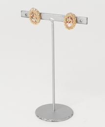 【rurururu】オーバルリングのピアス