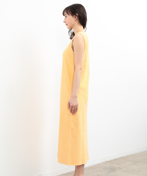 SALON adam et rope'（サロン アダム エ ロペ）の「【SMILE COTTON】ミニパイルドレス（ワンピース・レディース・ベージュ/パープル/オレンジ・FREE）」の16枚目の写真