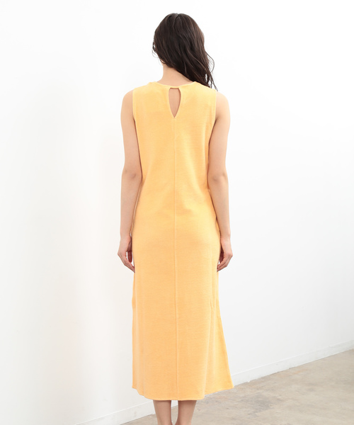 SALON adam et rope'（サロン アダム エ ロペ）の「【SMILE COTTON】ミニパイルドレス（ワンピース・レディース・ベージュ/パープル/オレンジ・FREE）」の9枚目の写真
