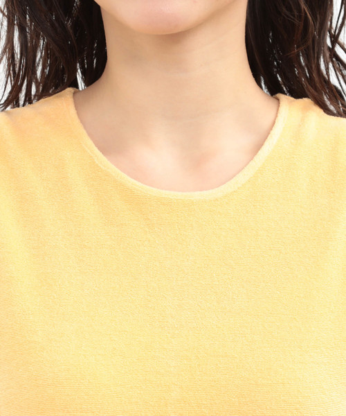 SALON adam et rope'（サロン アダム エ ロペ）の「【SMILE COTTON】ミニパイルドレス（ワンピース・レディース・ベージュ/パープル/オレンジ・FREE）」の10枚目の写真