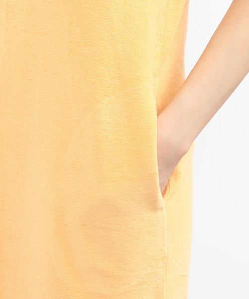 SALON adam et rope'（サロン アダム エ ロペ）の「【SMILE COTTON】ミニパイルドレス（ワンピース・レディース・ベージュ/パープル/オレンジ・FREE）」の7枚目の写真