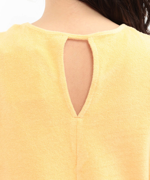 SALON adam et rope'（サロン アダム エ ロペ）の「【SMILE COTTON】ミニパイルドレス（ワンピース・レディース・ベージュ/パープル/オレンジ・FREE）」の13枚目の写真