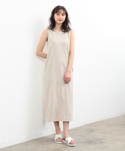SALON adam et rope'（サロン アダム エ ロペ）の「【SMILE COTTON】ミニパイルドレス（ワンピース・レディース・ベージュ/パープル/オレンジ・FREE）」の11枚目の写真