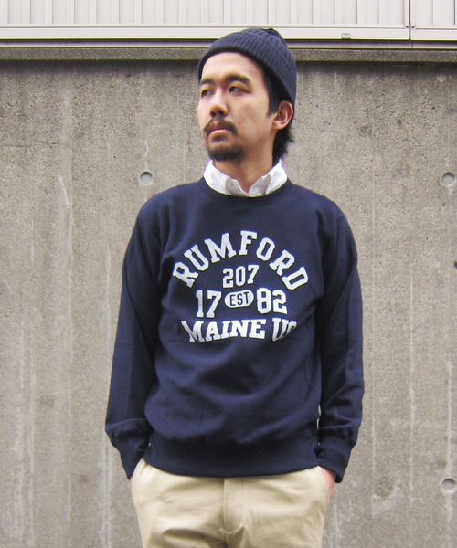 Denime（ドゥニーム）の「REVERSE W PT CN（スウェット・メンズ・ブラック/杢グレー/オートミール/ネイビー・MEDIUM/LARGE）」の4枚目の写真