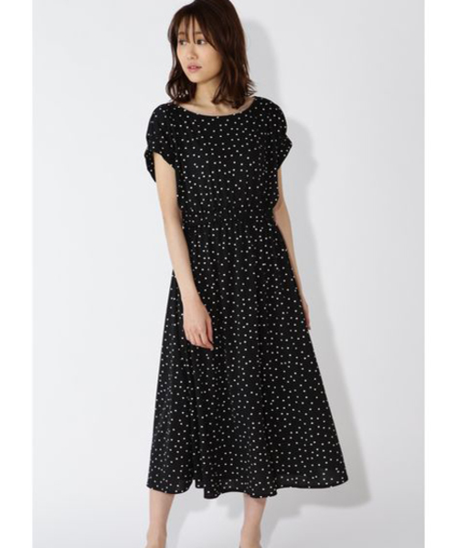 Natural Beauty Basic ナチュラルビューティベーシック の 洗える エスパンディードットワンピース ワンピース Wear