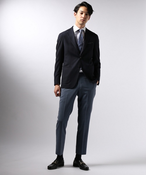 EDIFICE（エディフィス）の「トロピカル ストレッチ ノープリーツ パンツ（その他パンツ・メンズ・ブルー・46/44/48）」の3枚目の写真