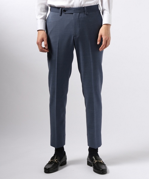 EDIFICE（エディフィス）の「トロピカル ストレッチ ノープリーツ パンツ（その他パンツ・メンズ・ブルー・46/44/48）」の4枚目の写真