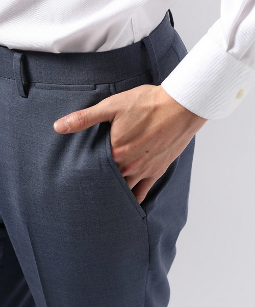 EDIFICE（エディフィス）の「トロピカル ストレッチ ノープリーツ パンツ（その他パンツ・メンズ・ブルー・46/44/48）」の9枚目の写真