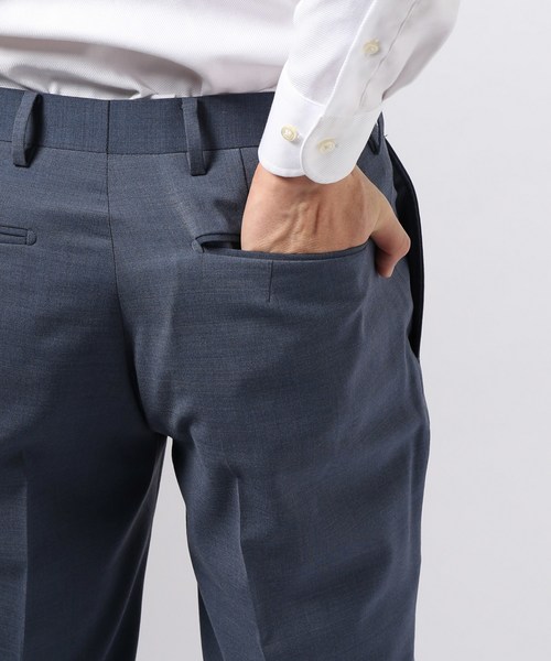 EDIFICE（エディフィス）の「トロピカル ストレッチ ノープリーツ パンツ（その他パンツ・メンズ・ブルー・46/44/48）」の12枚目の写真