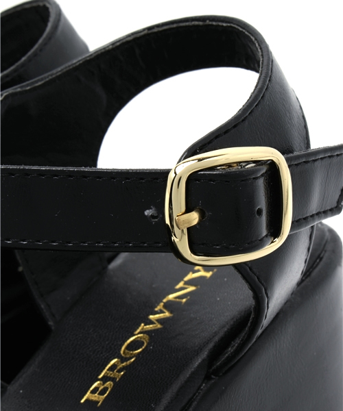 WEGO（ウィゴー）の「WEGO/フェイクレザー厚底サンダル（サンダル・レディース・レッド/ホワイト/ブラック・24.5/23.5）」の5枚目の写真