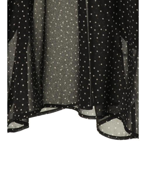 AMERICAN HOLIC（アメリカンホリック）の「ラグランギャザー7分袖ブラウス＊（シャツ/ブラウス・レディース・カーキ/モカ/ドット・FREE）」の7枚目の写真