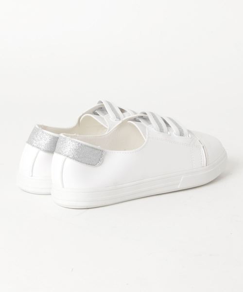 STYLEBLOCK（スタイルブロック）の「ゴムベルトローカットスニーカー（スニーカー・レディース・シルバー/ゴールド・38/39/35/36/37）」の4枚目の写真