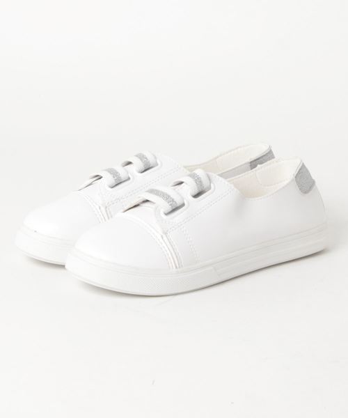 STYLEBLOCK（スタイルブロック）の「ゴムベルトローカットスニーカー（スニーカー・レディース・シルバー/ゴールド・38/39/35/36/37）」の6枚目の写真