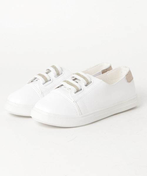 STYLEBLOCK（スタイルブロック）の「ゴムベルトローカットスニーカー（スニーカー・レディース・シルバー/ゴールド・38/39/35/36/37）」の5枚目の写真