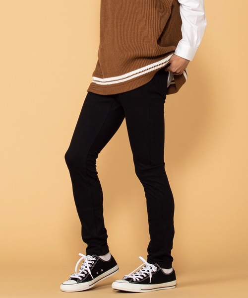 WEGO（ウィゴー）の「WEGO/アクティブストレッチスーパースキニーパンツ（チノパンツ・メンズ・ブラック・LARGE/MEDIUM）」の7枚目の写真