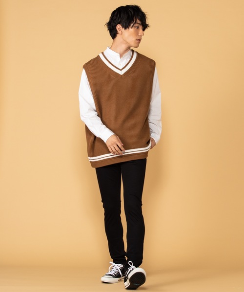 WEGO（ウィゴー）の「WEGO/アクティブストレッチスーパースキニーパンツ（チノパンツ・メンズ・ブラック・LARGE/MEDIUM）」の8枚目の写真