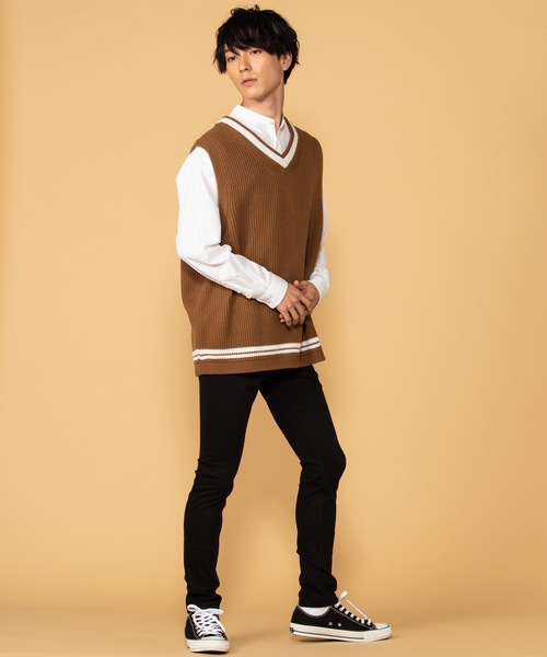 WEGO（ウィゴー）の「WEGO/アクティブストレッチスーパースキニーパンツ（チノパンツ・メンズ・ブラック・LARGE/MEDIUM）」の9枚目の写真