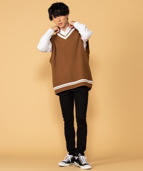 WEGO（ウィゴー）の「WEGO/アクティブストレッチスーパースキニーパンツ（チノパンツ・メンズ・ブラック・LARGE/MEDIUM）」の10枚目の写真