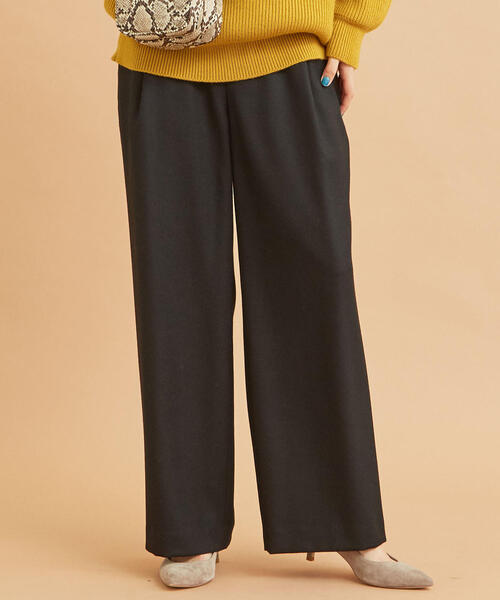 BEAUTY&YOUTH UNITED ARROWS(ビューティーアンドユースユナイテッドアローズ)の「BY∴ サキソニータックワイドパンツ◆(その他パンツ・レディース・ベージュ/ライム/ブラック・MEDIUM/SMALL/LARGE)」の11枚目の写真