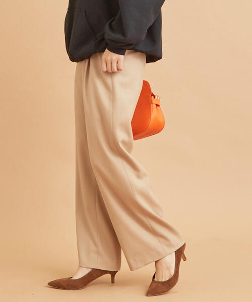 BEAUTY&YOUTH UNITED ARROWS(ビューティーアンドユースユナイテッドアローズ)の「BY∴ サキソニータックワイドパンツ◆(その他パンツ・レディース・ベージュ/ライム/ブラック・MEDIUM/SMALL/LARGE)」の16枚目の写真