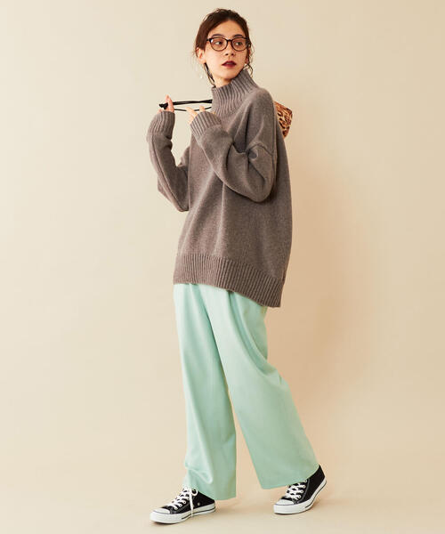 BEAUTY&YOUTH UNITED ARROWS(ビューティーアンドユースユナイテッドアローズ)の「BY∴ サキソニータックワイドパンツ◆(その他パンツ・レディース・ベージュ/ライム/ブラック・MEDIUM/SMALL/LARGE)」の17枚目の写真