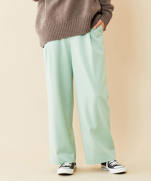 BEAUTY&YOUTH UNITED ARROWS(ビューティーアンドユースユナイテッドアローズ)の「BY∴ サキソニータックワイドパンツ◆(その他パンツ・レディース・ベージュ/ライム/ブラック・MEDIUM/SMALL/LARGE)」の13枚目の写真