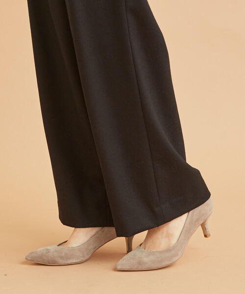 BEAUTY&YOUTH UNITED ARROWS(ビューティーアンドユースユナイテッドアローズ)の「BY∴ サキソニータックワイドパンツ◆(その他パンツ・レディース・ベージュ/ライム/ブラック・MEDIUM/SMALL/LARGE)」の8枚目の写真