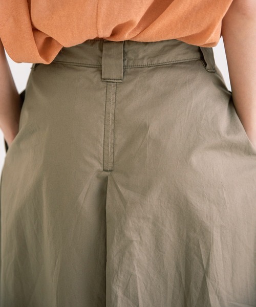 Munich（ミューニック）の「ヴィンテージコットンツイル　ボリュームワイドパンツ（その他パンツ・レディース・ベージュ/カーキ/ブラック・S/M/XS）」の8枚目の写真