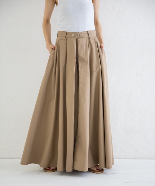 Munich（ミューニック）の「ヴィンテージコットンツイル　ボリュームワイドパンツ（その他パンツ・レディース・ベージュ/カーキ/ブラック・S/M/XS）」の21枚目の写真