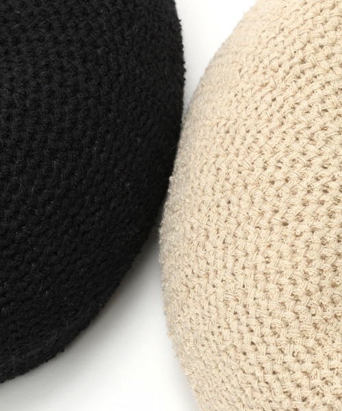 GLOBAL WORK（グローバルワーク）の「【キッズ】サーモベレー/865514（ハンチング/ベレー帽・キッズ・ブラック/ベージュ・MEDIUM/LARGE）」の10枚目の写真