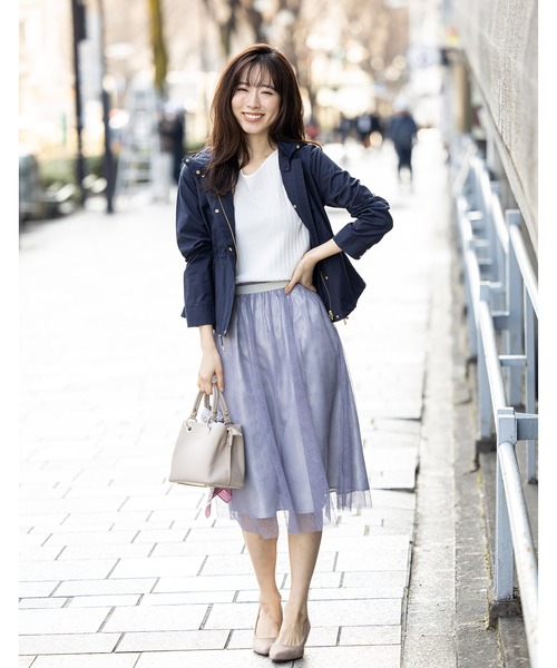 12Twelve Agenda（トゥエルブ　アジェンダ）の「レースフレアスカート（スカート・レディース・ベージュ/カーキ/ラベンダー・S/M）」の10枚目の写真