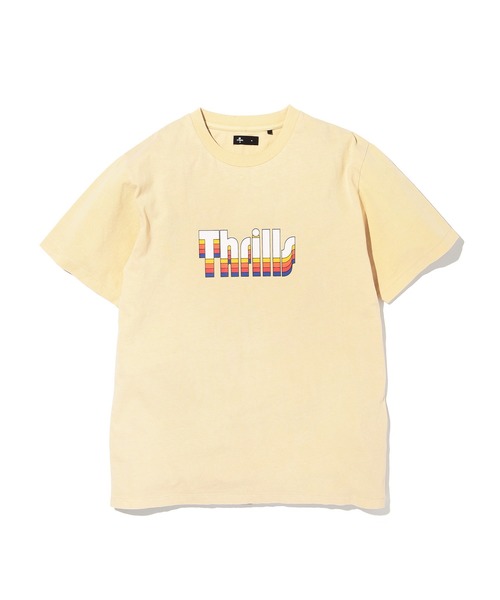 THRILLS（スリルズ）の「THRILLS × JACK & MARIE CLASSIC LOGO TEE (スリルズ クラシックロゴ Tシャツ)（Tシャツ/カットソー・メンズ・チャコールグレー/アイボリー・S/M/L/XS）」の4枚目の写真