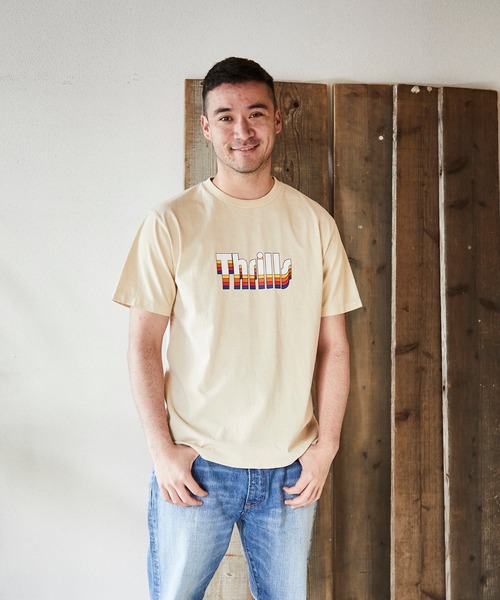 THRILLS（スリルズ）の「THRILLS × JACK & MARIE CLASSIC LOGO TEE (スリルズ クラシックロゴ Tシャツ)（Tシャツ/カットソー・メンズ・チャコールグレー/アイボリー・S/M/L/XS）」の22枚目の写真