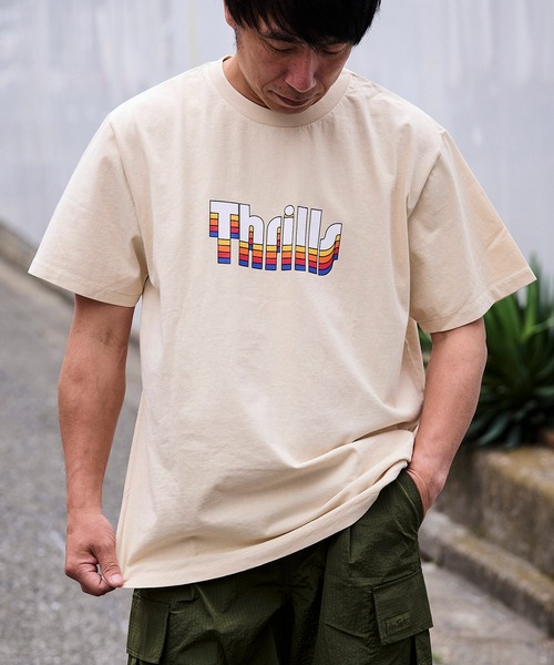 THRILLS（スリルズ）の「THRILLS × JACK & MARIE CLASSIC LOGO TEE (スリルズ クラシックロゴ Tシャツ)（Tシャツ/カットソー・メンズ・チャコールグレー/アイボリー・S/M/L/XS）」の21枚目の写真