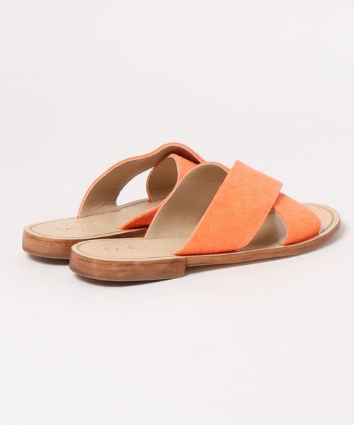 HELIOPOLE（エリオポール）の「BAGLLERINA: クロスサンダル（サンダル・レディース・ブラウン/オレンジ・36/37）」の3枚目の写真