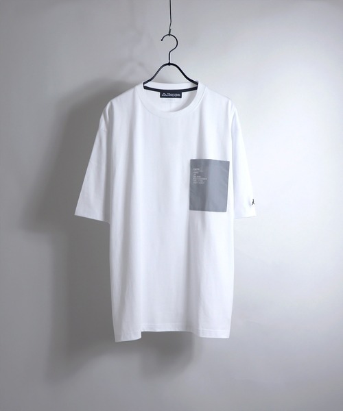 Kappa（カッパ）の「Kappa/カッパ 別注ナイロンポケット切替ビッグシルエットTシャツ（Tシャツ/カットソー・メンズ・ホワイト/ブラック/ベージュ/サックスブルー/ホワイト系その他/ブラック系その他/ホワイト系その他2/ホワイト系その他3/ホワイト系その他4/ブラック系その他2/ブラック系その他3/ブラック系その他4・M/L）」の5枚目の写真