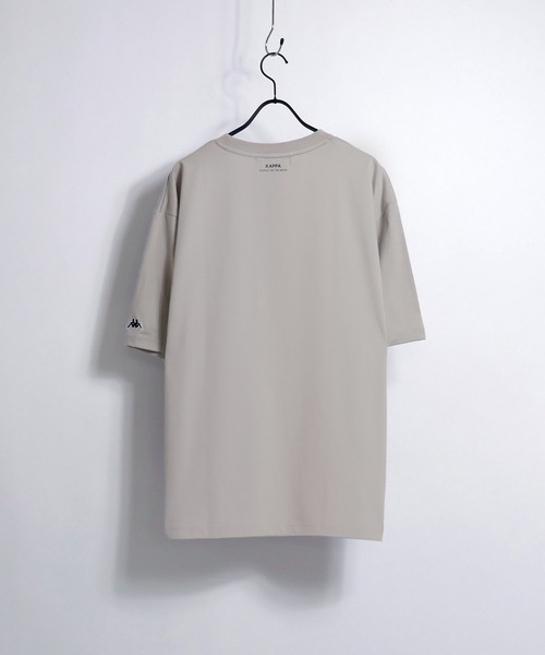 Kappa（カッパ）の「Kappa/カッパ 別注ナイロンポケット切替ビッグシルエットTシャツ（Tシャツ/カットソー・メンズ・ホワイト/ブラック/ベージュ/サックスブルー/ホワイト系その他/ブラック系その他/ホワイト系その他2/ホワイト系その他3/ホワイト系その他4/ブラック系その他2/ブラック系その他3/ブラック系その他4・M/L）」の21枚目の写真