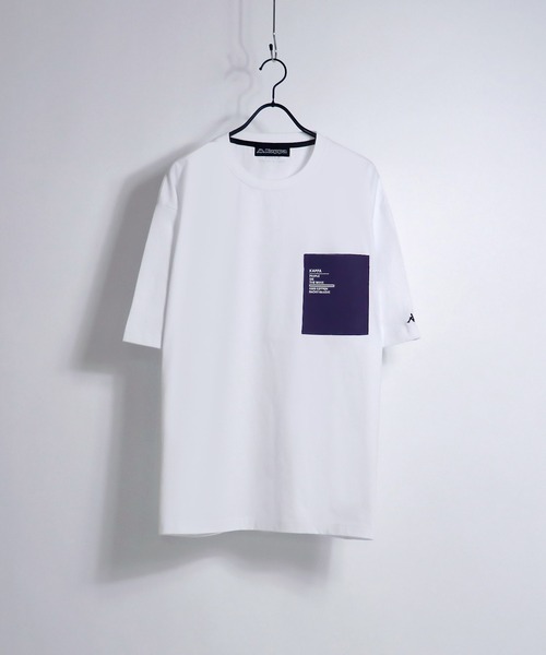 Kappa（カッパ）の「Kappa/カッパ 別注ナイロンポケット切替ビッグシルエットTシャツ（Tシャツ/カットソー・メンズ・ホワイト/ブラック/ベージュ/サックスブルー/ホワイト系その他/ブラック系その他/ホワイト系その他2/ホワイト系その他3/ホワイト系その他4/ブラック系その他2/ブラック系その他3/ブラック系その他4・M/L）」の16枚目の写真