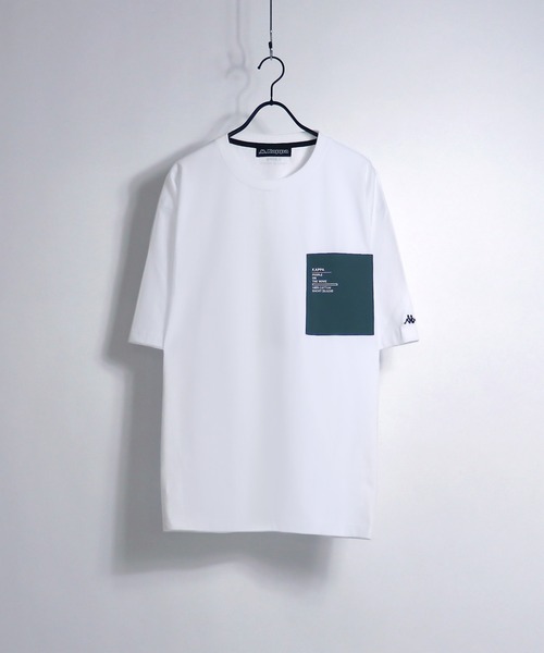 Kappa（カッパ）の「Kappa/カッパ 別注ナイロンポケット切替ビッグシルエットTシャツ（Tシャツ/カットソー・メンズ・ホワイト/ブラック/ベージュ/サックスブルー/ホワイト系その他/ブラック系その他/ホワイト系その他2/ホワイト系その他3/ホワイト系その他4/ブラック系その他2/ブラック系その他3/ブラック系その他4・M/L）」の17枚目の写真