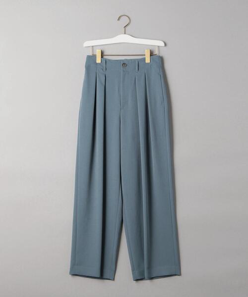 BEAUTY&YOUTH UNITED ARROWS（ビューティーアンドユースユナイテッドアローズ）の「BY ポリエステル2タックワイドパンツ о（その他パンツ・レディース・モカ/ダークブラウン/コバルトブルー・LARGE/MEDIUM/SMALL）」の12枚目の写真