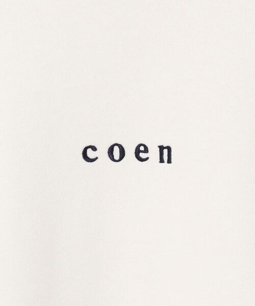 coen（コーエン）の「コーエンロゴ刺繍クルーネックスウェット（トレーナー）（スウェット・メンズ・オフホワイト/ネイビー・X-LARGE/LARGE/MEDIUM/SMALL）」の18枚目の写真