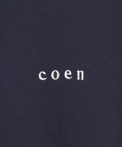 coen（コーエン）の「コーエンロゴ刺繍クルーネックスウェット（トレーナー）（スウェット・メンズ・オフホワイト/ネイビー・X-LARGE/LARGE/MEDIUM/SMALL）」の13枚目の写真