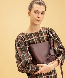 natural couture | 巾着付きバケツショルダーバッグ(ショルダーバッグ)