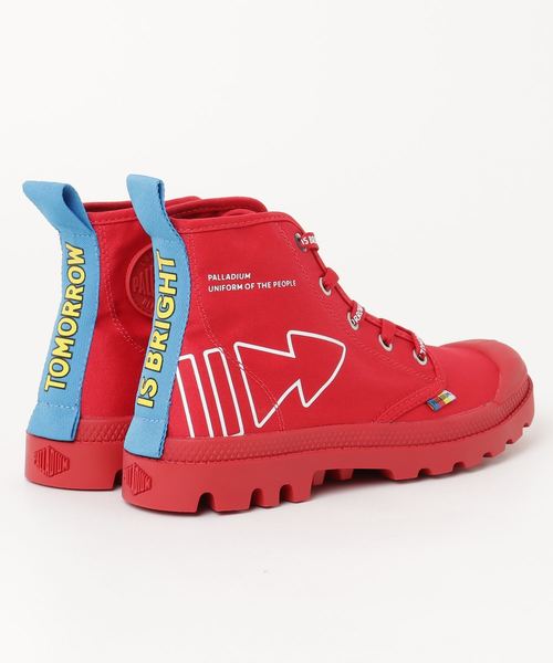 PALLADIUM(パラディウム)の「PALLADIUM/パラディウム PAMPA DARE REW FWD/パンパ デア リワインド フォワード(スニーカー・メンズ・ホワイト/ブラック/レッド・23cm/23.5cm/24cm/24.5cm/25cm/25.5cm/26cm/26.5cm/27cm/27.5cm/28cm)」の4枚目の写真