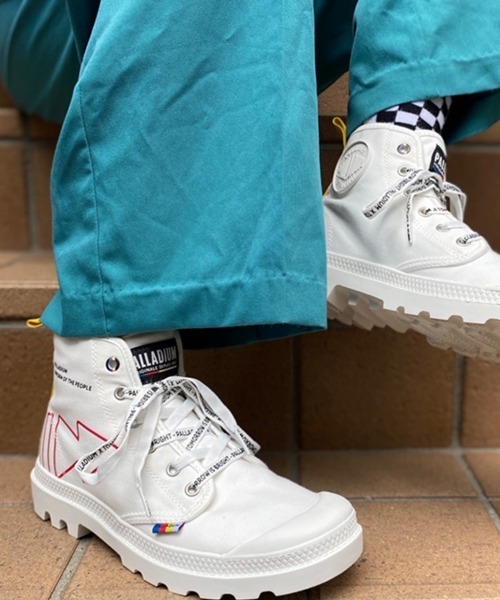 PALLADIUM(パラディウム)の「PALLADIUM/パラディウム PAMPA DARE REW FWD/パンパ デア リワインド フォワード(スニーカー・メンズ・ホワイト/ブラック/レッド・23cm/23.5cm/24cm/24.5cm/25cm/25.5cm/26cm/26.5cm/27cm/27.5cm/28cm)」の10枚目の写真
