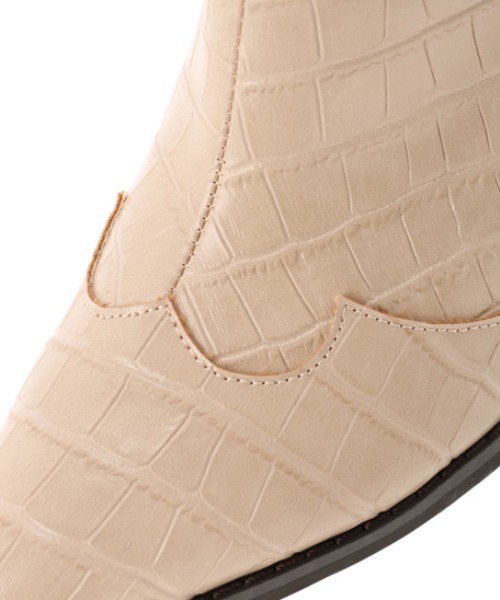 ALEXIA STAM（アリシアスタン）の「Original Buckle Short Boots/オリジナルバックルショートブーツ（ブーツ・レディース・アイボリー/グレイッシュベージュ・S/M/L）」の9枚目の写真