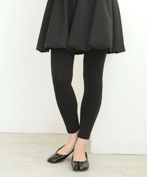 DONOBAN（ドノバン）の「あったか裏起毛レギンス（レギンス/スパッツ・レディース・チャコールグレー/ブラック/ダークブラウン・M-L/LL）」の2枚目の写真